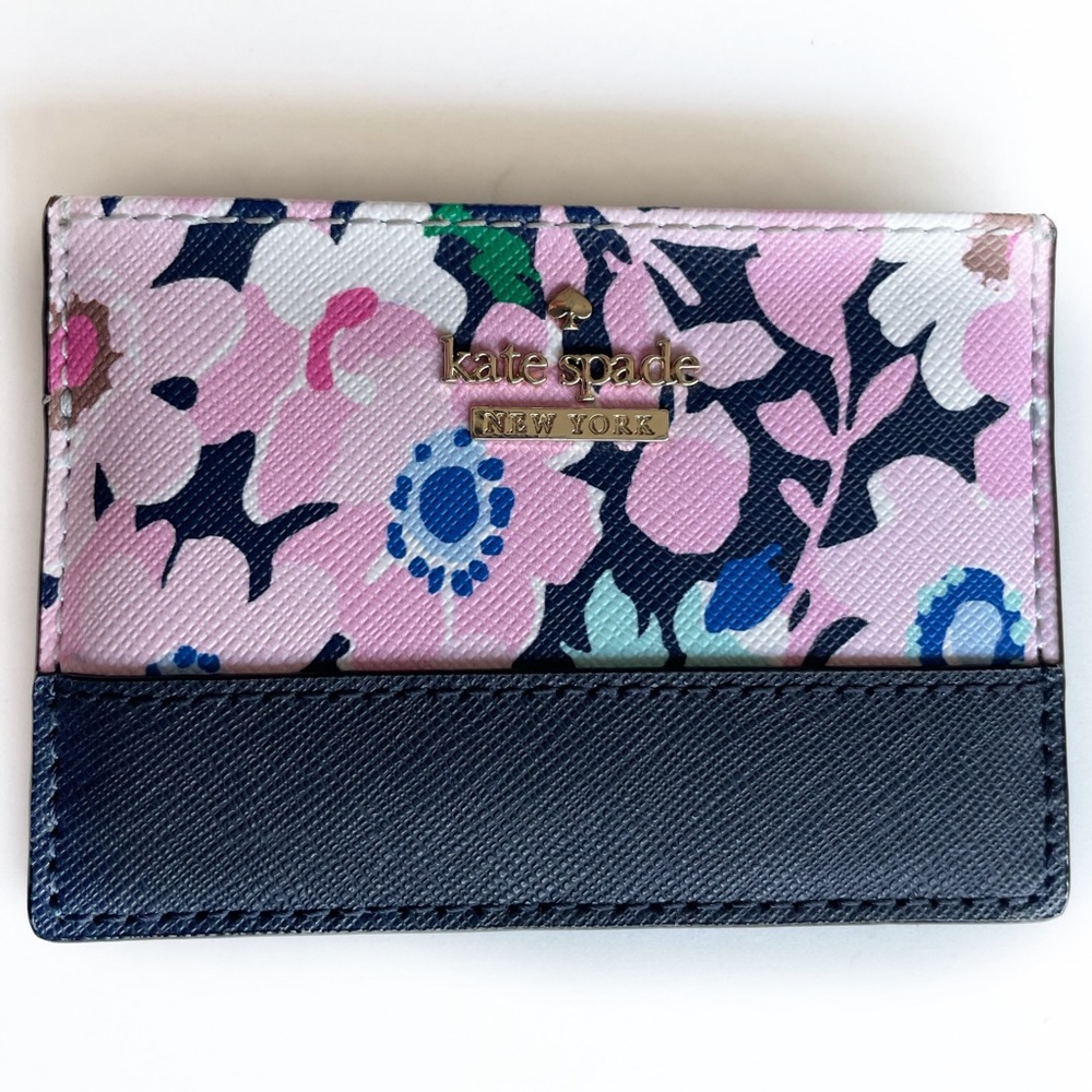 Kate Spade Card Holder Spring Flowers